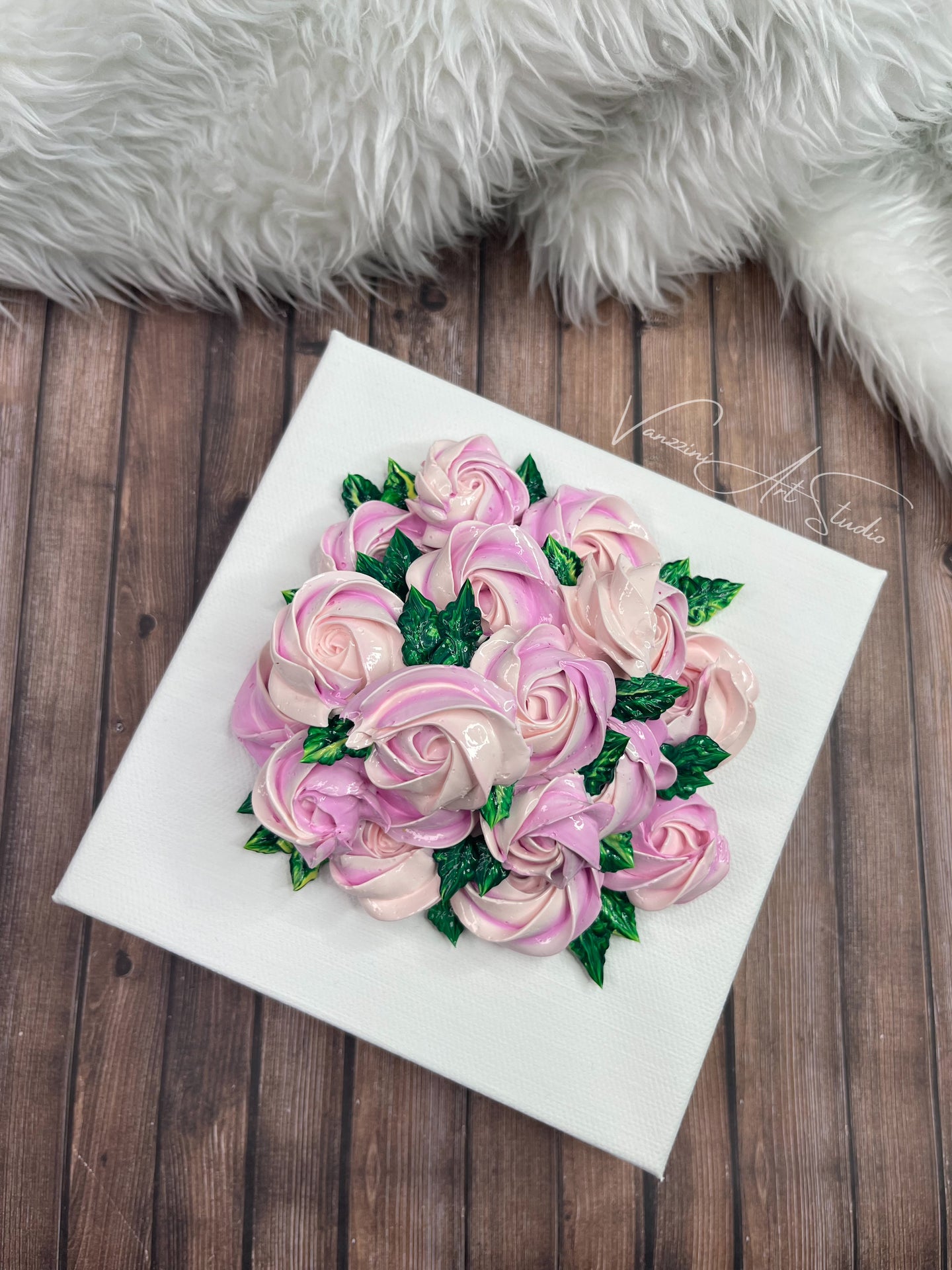 Rosette Bouquet (Pink)
