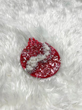 Load image into Gallery viewer, Luxe Geode Ornament - Single: Crushed Peppermint
